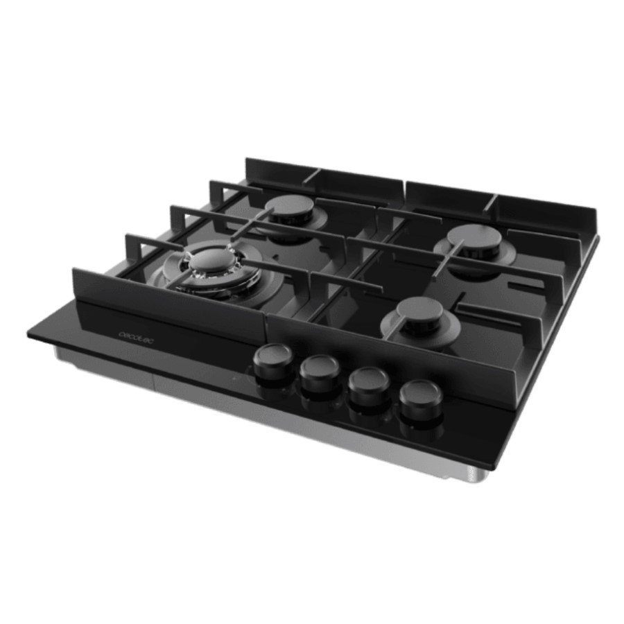 additioanl image for  Cecotec Hob Gas 4 Burners Black 